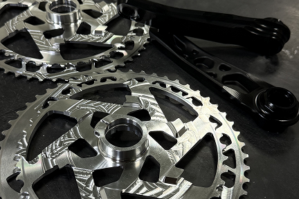 Product photo of two-wheeler components highlighting part details
